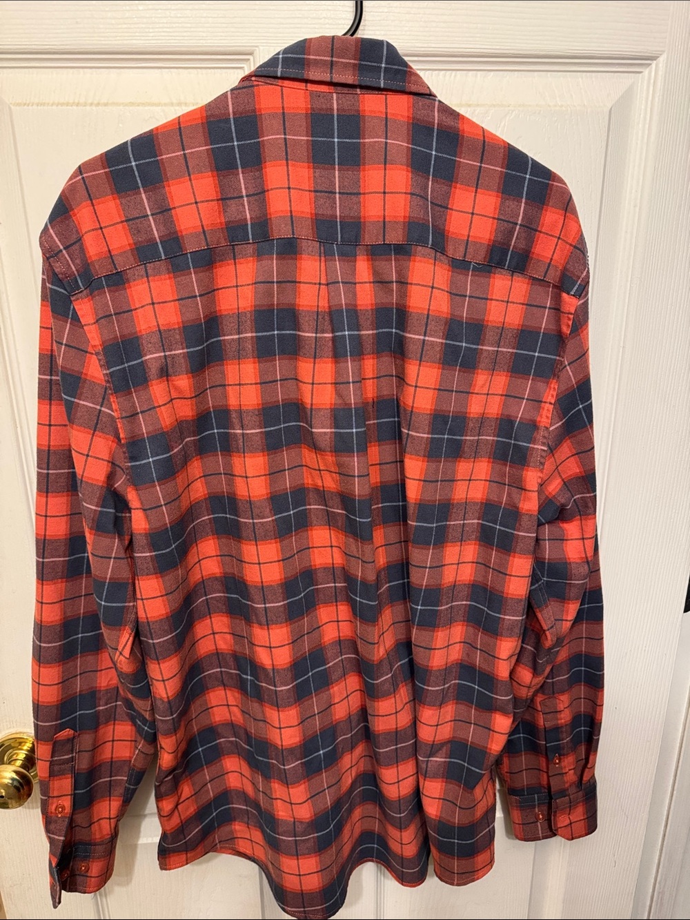 RSVLTS Red and Navy Plaid Button-Down Shirt - Picture 3 of 3